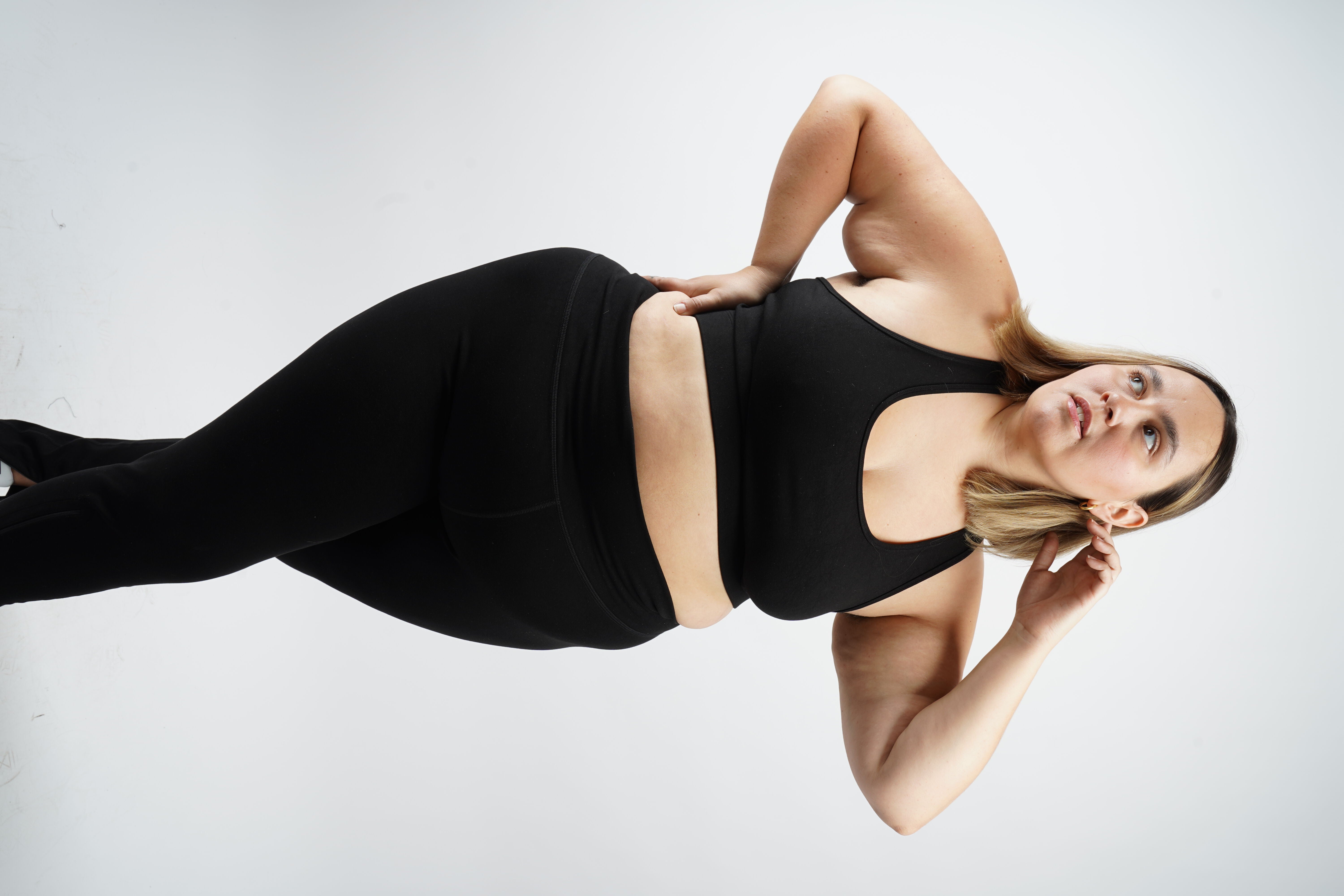 Aspen Sports Bra, Black / Black, hi-res image number 0