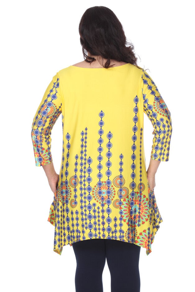 Rella Tunic Top, Yellow / Yellow, alternate image number 2