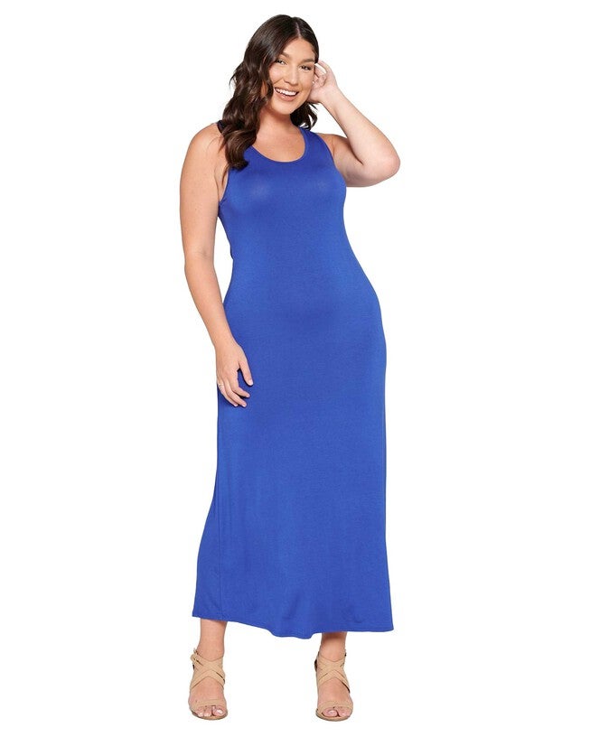 Everyday Basic Tank Maxi Dress, Ink Royal / Royal Blue, hi-res image number 0