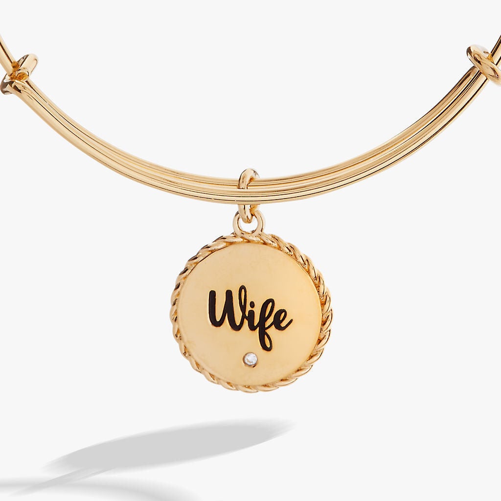 Wife Charm Bangle, Silver / Silver, hi-res image number 0