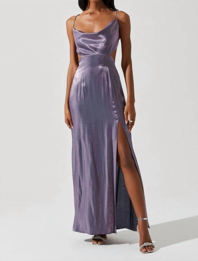 SHIVANI DRESS IN LAVENDER SHINE, Lavender Shine / Purple, hi-res image number 0