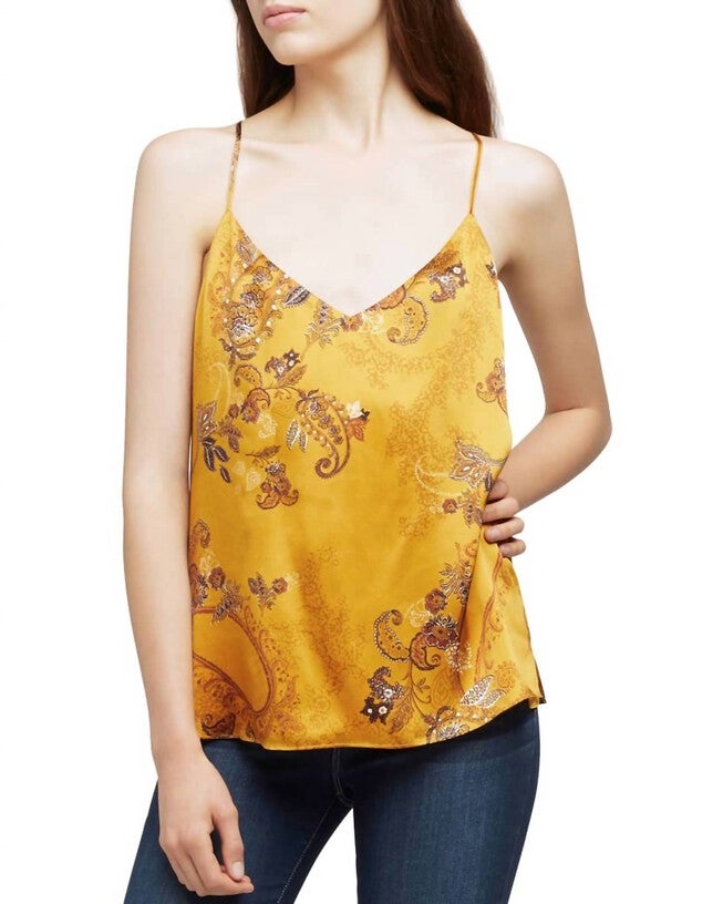 KYLEE RACERBACK TANK IN ARROWOOD, Arrowood / Orange, alternate image number 1
