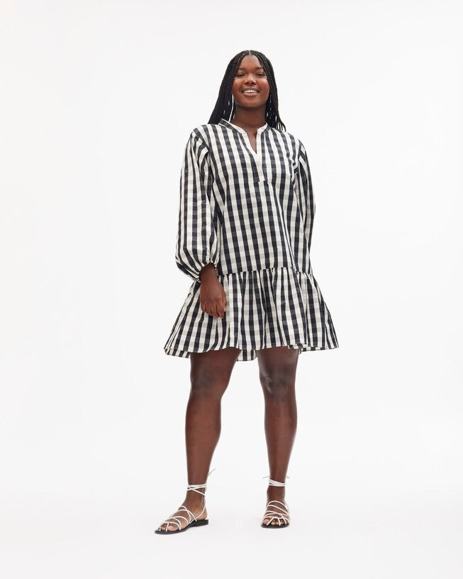 Britney Dress, BlackIvory Multi / Black, hi-res image number 0