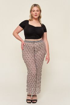 India Maxi Skirt in Lace Mesh