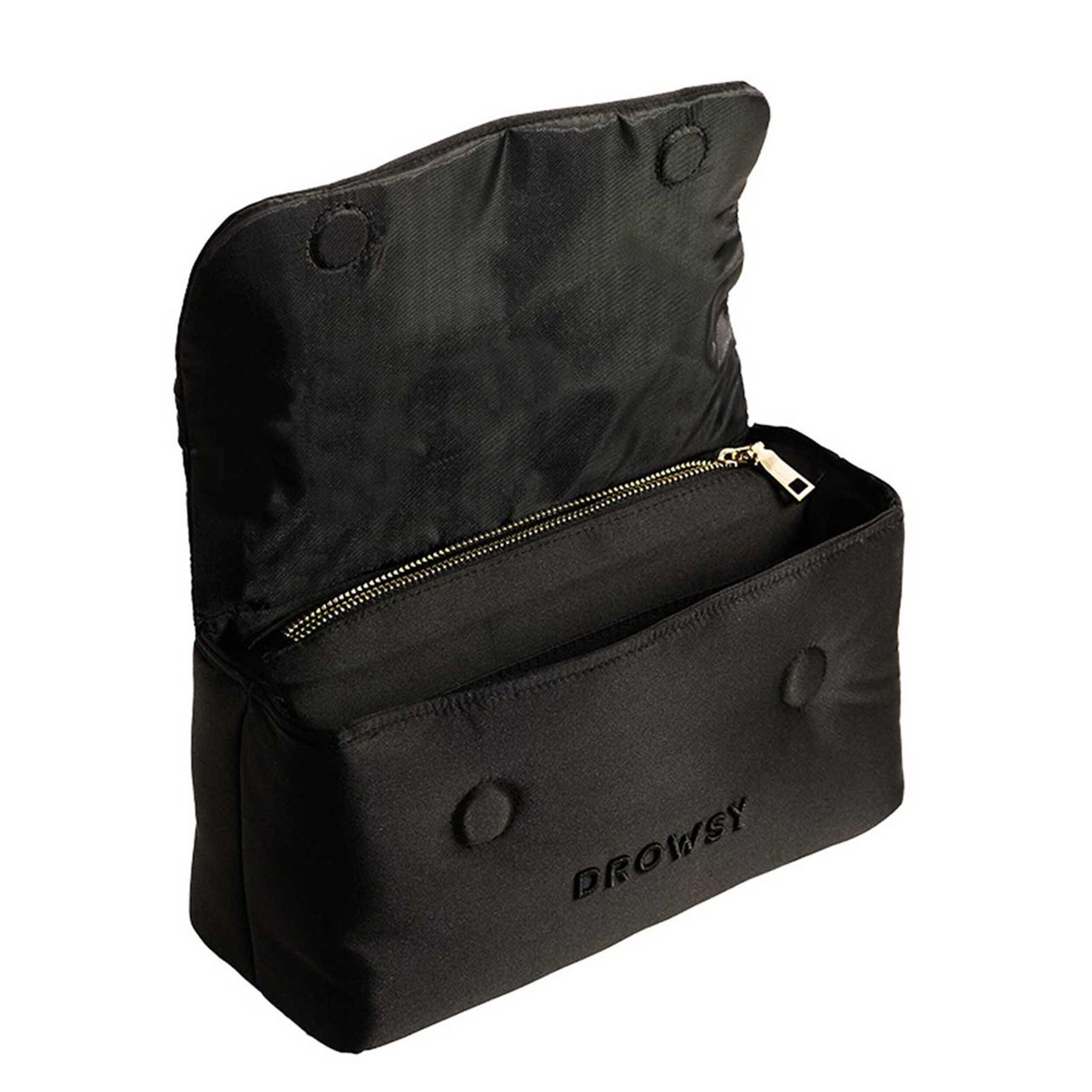 Silk Necessaire Bag, Black Jade / Black, alternate image number 1