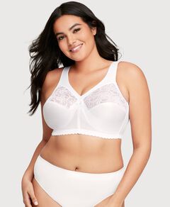 Plus Size White Bra