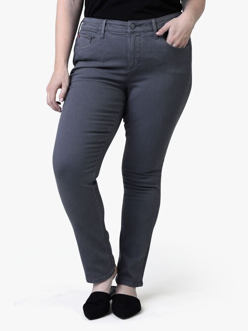 Vivian Mid Rise Slim Jeans, ANDY / Light Grey, alternate image number 2