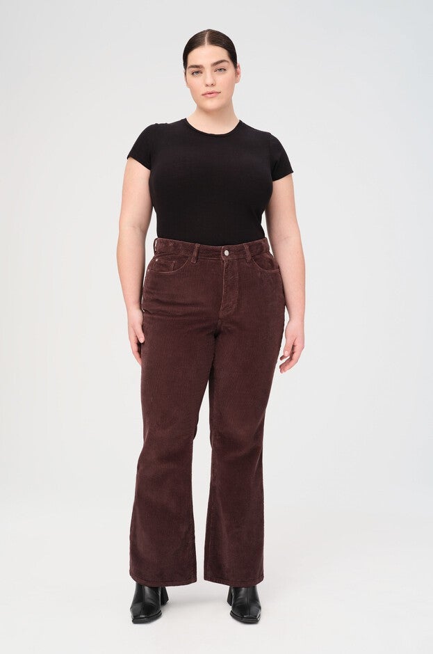 NAO PLUS - HIGH RISE BOOTCUT JEANS | AMERICANO, AMERICANO / Dark Wash, hi-res image number 0