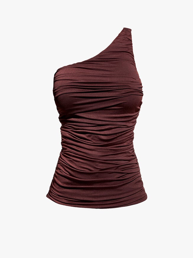 BLAIRE TOP, Mahogany / Brown, hi-res image number 0
