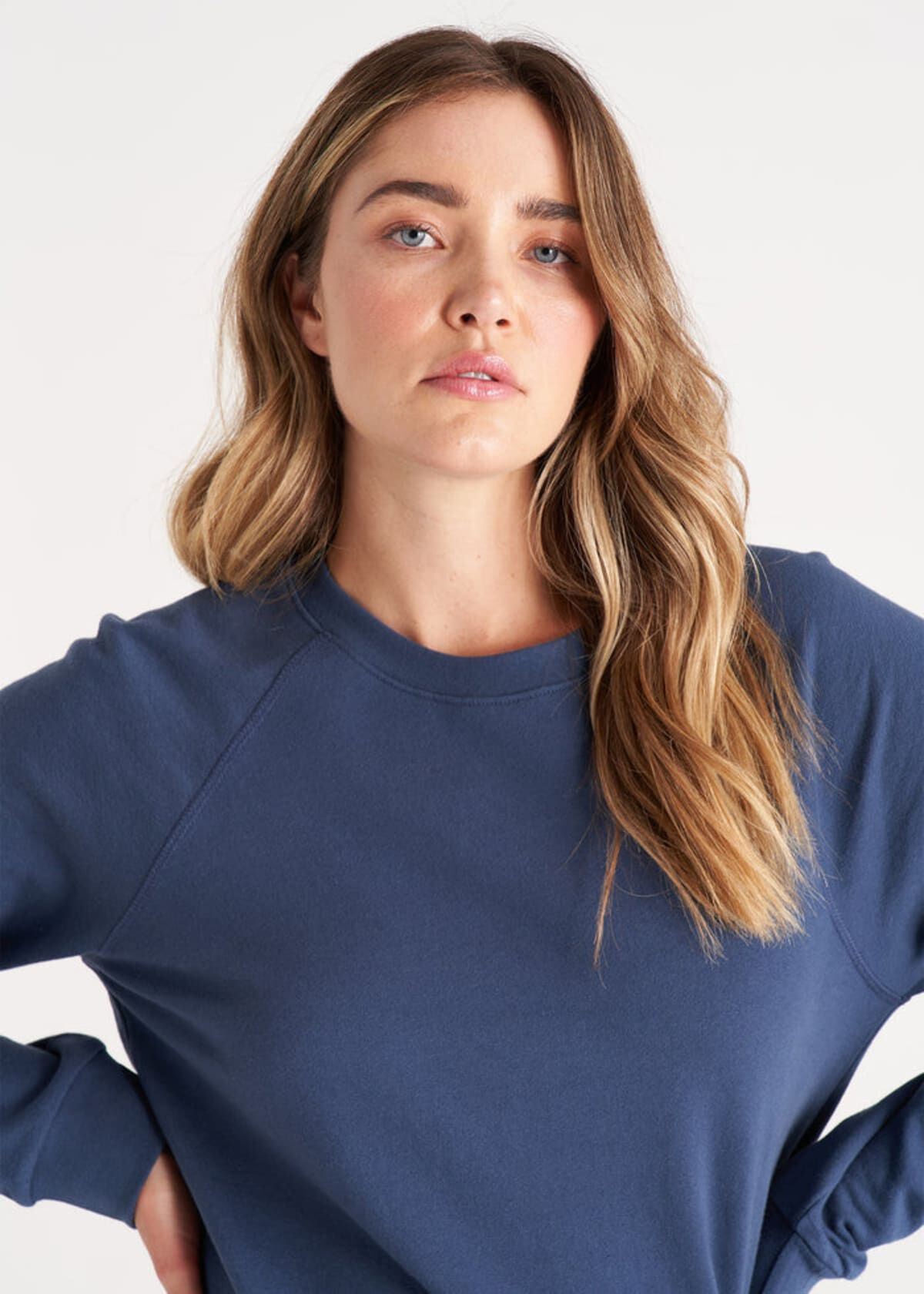 The Raglan Sweatshirt, Midnight / Navy, alternate image number 3