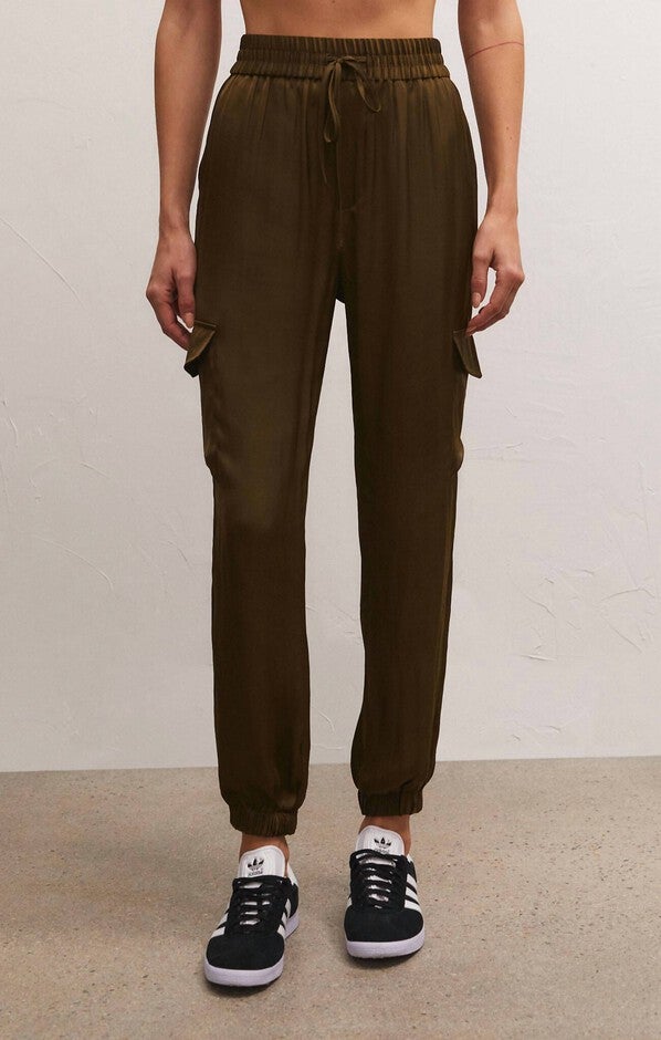 Rory Cargo Jogger in Kelp, Kelp / Brown, hi-res image number 0