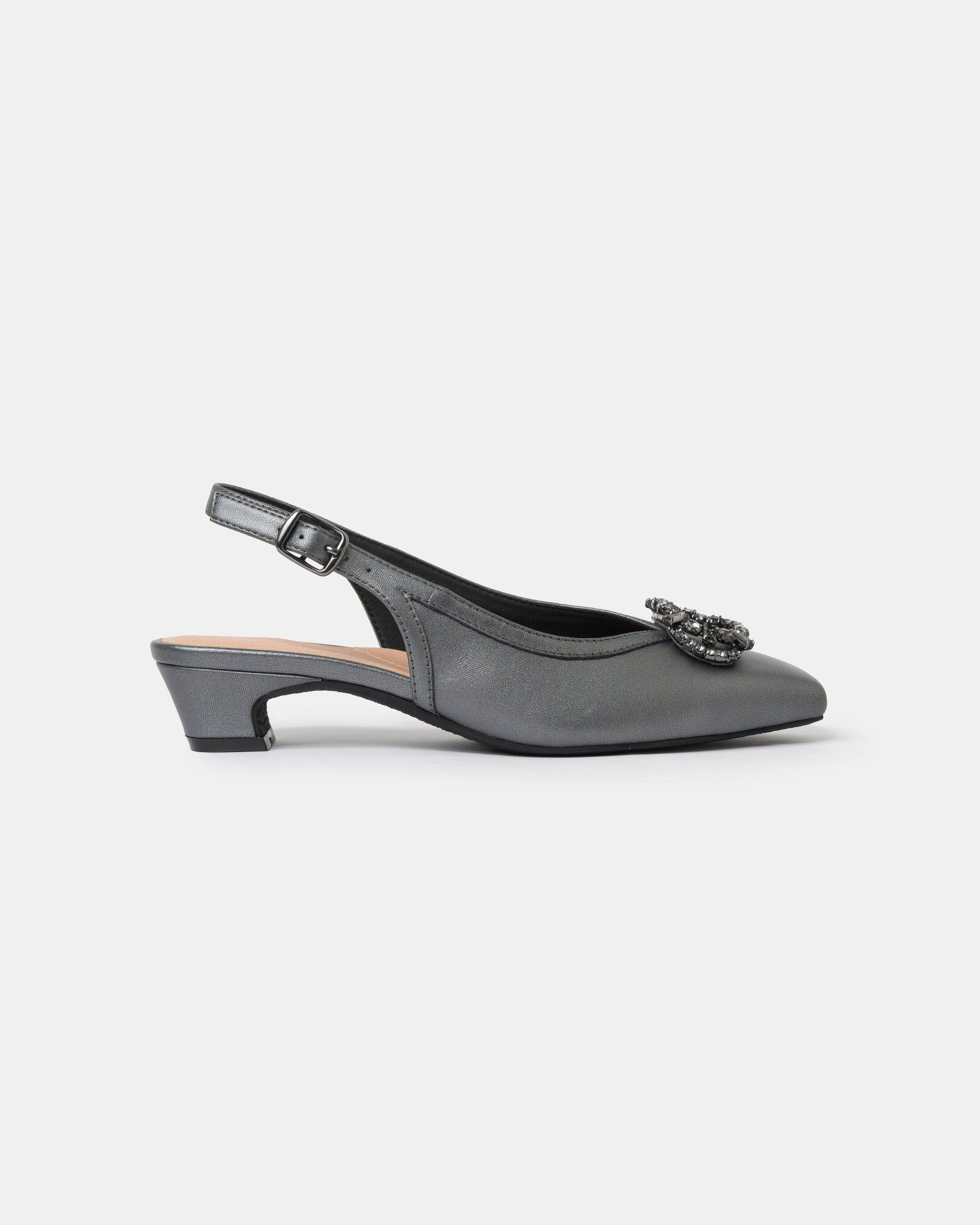 Irina Buckle Heels, Black / Black, hi-res image number 0