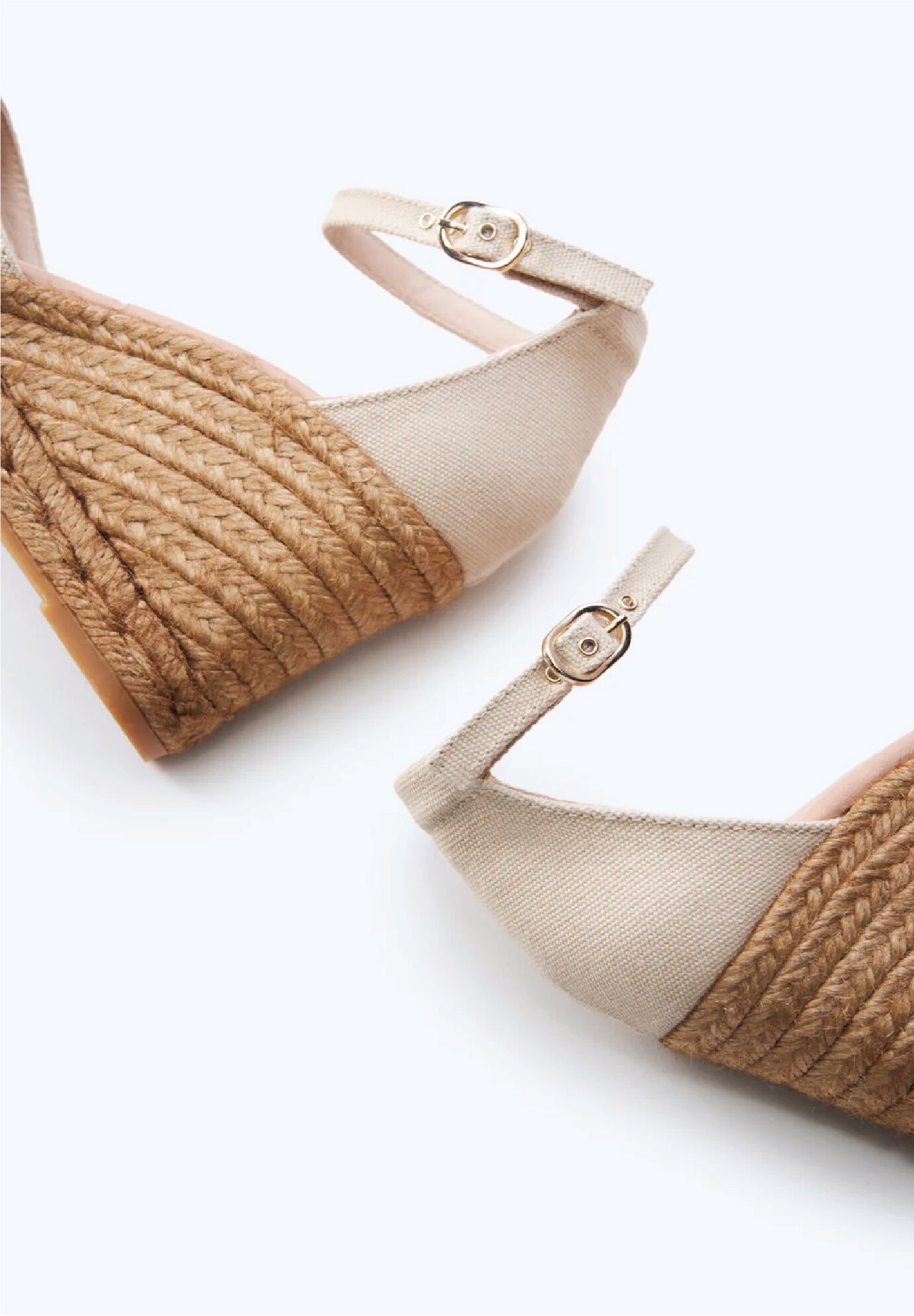 Estartit Canvas Espadrille Wedges, Beige / Beige, alternate image number 2