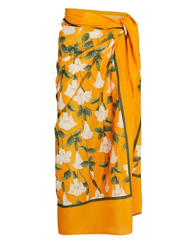 ALEMENDRO SABANERO DORADO SCARF IN ORANGE, , alternate image number 5