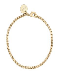 Thin Luciana Bracelet 7.5" Gold