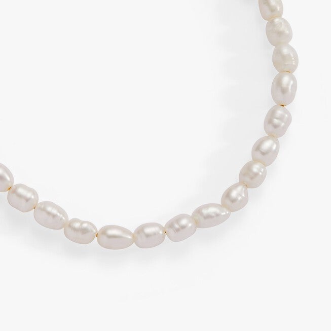 Freshwater Pearl Bracelet, Gold / Gold, alternate image number 2
