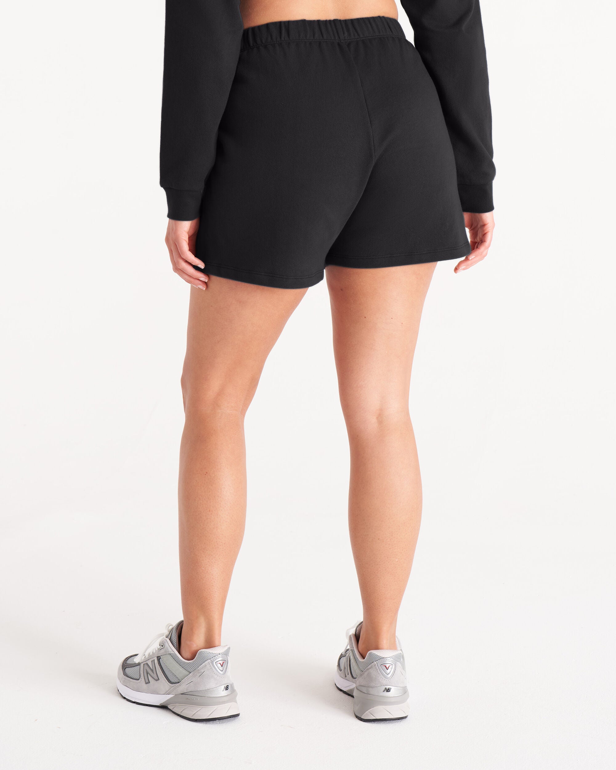 The Sweat Short, Vintage Black / Black, alternate image number 2
