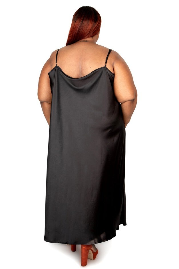 The Best Curve Bias Cut Bamboo Slip Dress, , alternate image number null