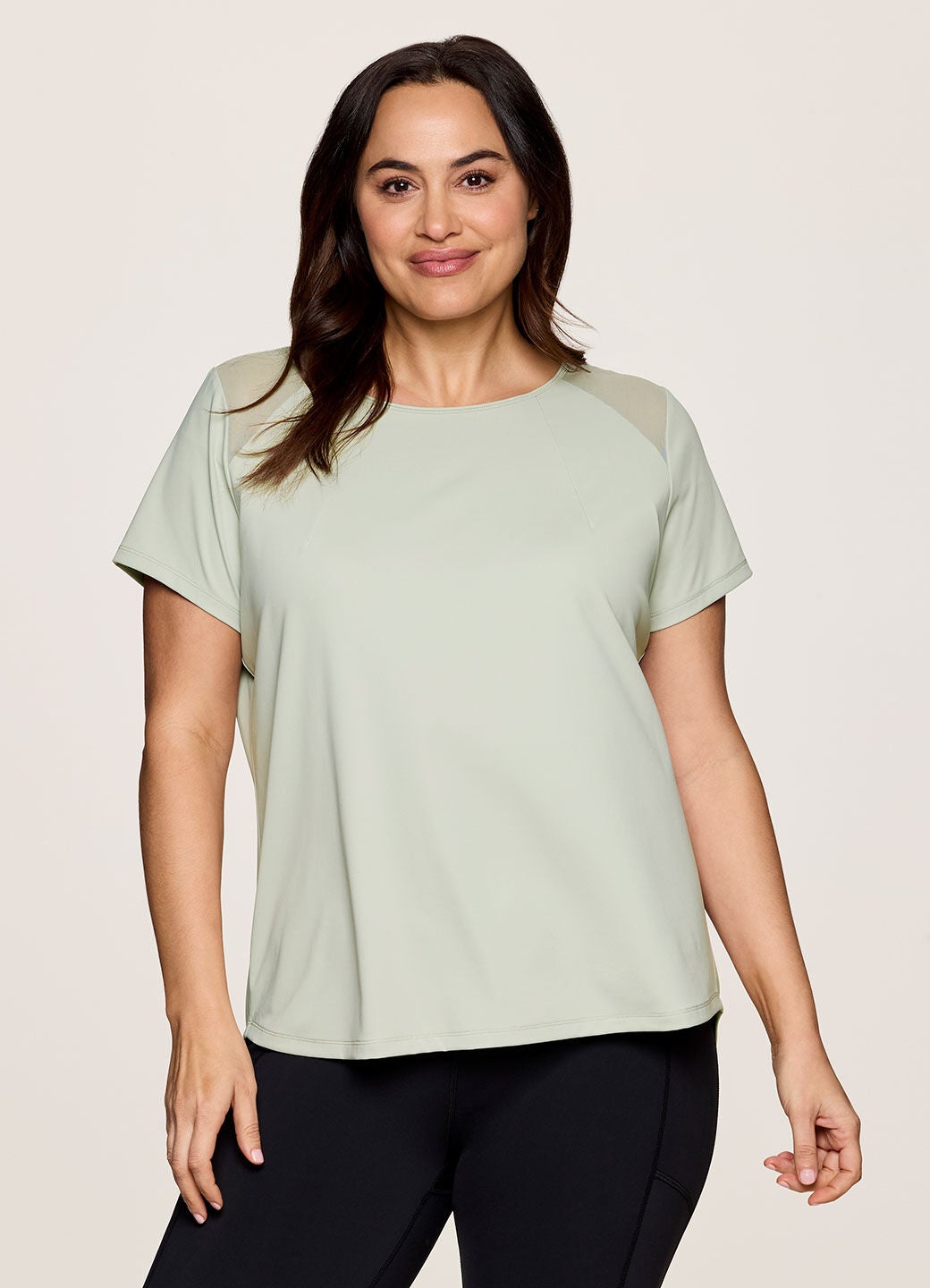 Plus On The Run Tee, Green Tea / Sage Green, alternate image number 2
