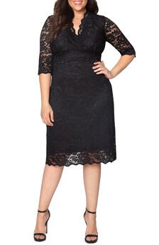 Scalloped Boudoir Lace Dress