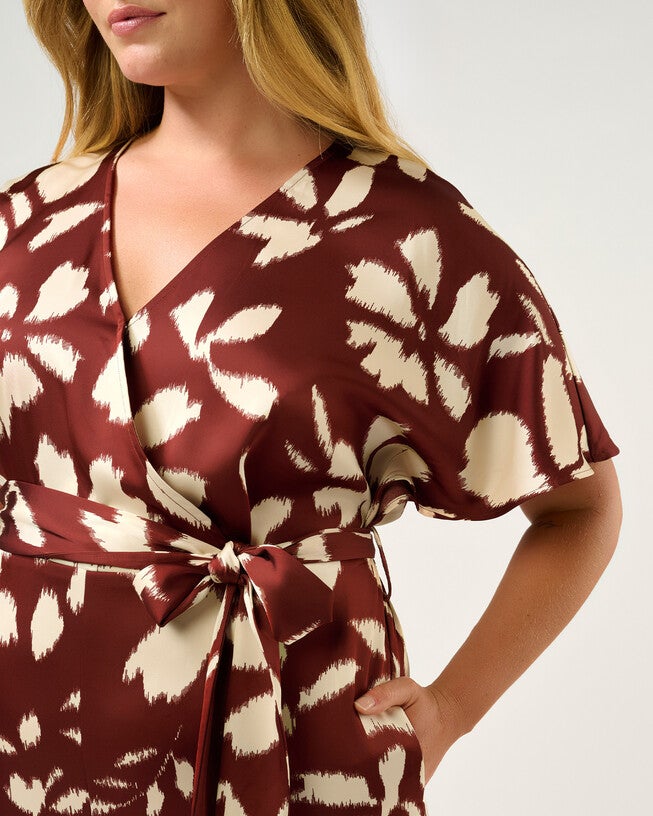 Hamilton Jumpsuit, TerracottaCream / Red, alternate image number 6
