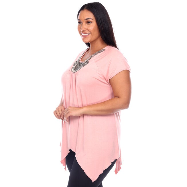 Fenella Tunic Top, Rose / Pink, alternate image number null