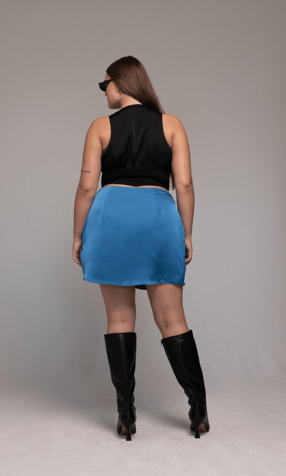 Penelope Skirt, Blue / Light Blue, alternate image number 1