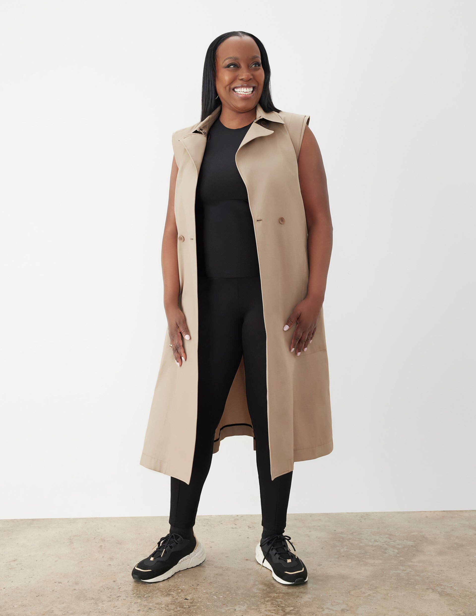 Sleeveless Trench, , alternate image number 4