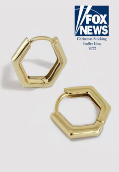 INNOVATE Hexagon Mini Hoop Earrings