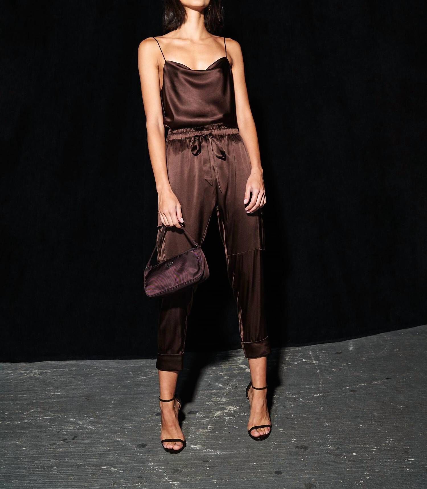 CARMEN CARGO PANT IN CLOVE, Clove / Brown, alternate image number 3