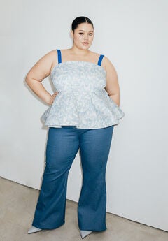 Denim Flared Pant