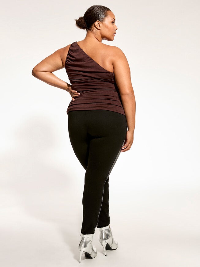 BLAIRE TOP, Mahogany / Brown, alternate image number 2