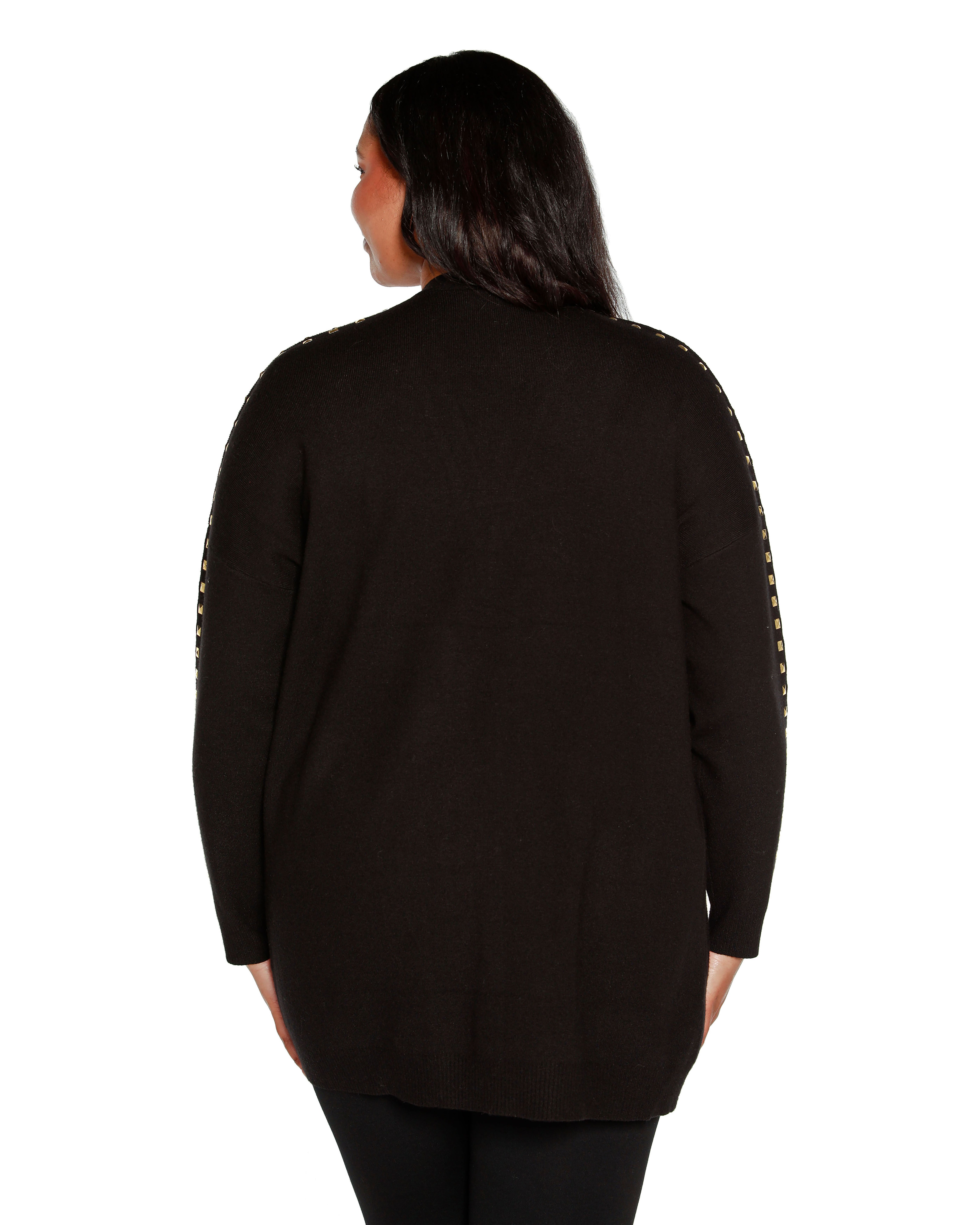 EMBELLISHED OPEN-FRONT CARDIGAN, , alternate image number 5