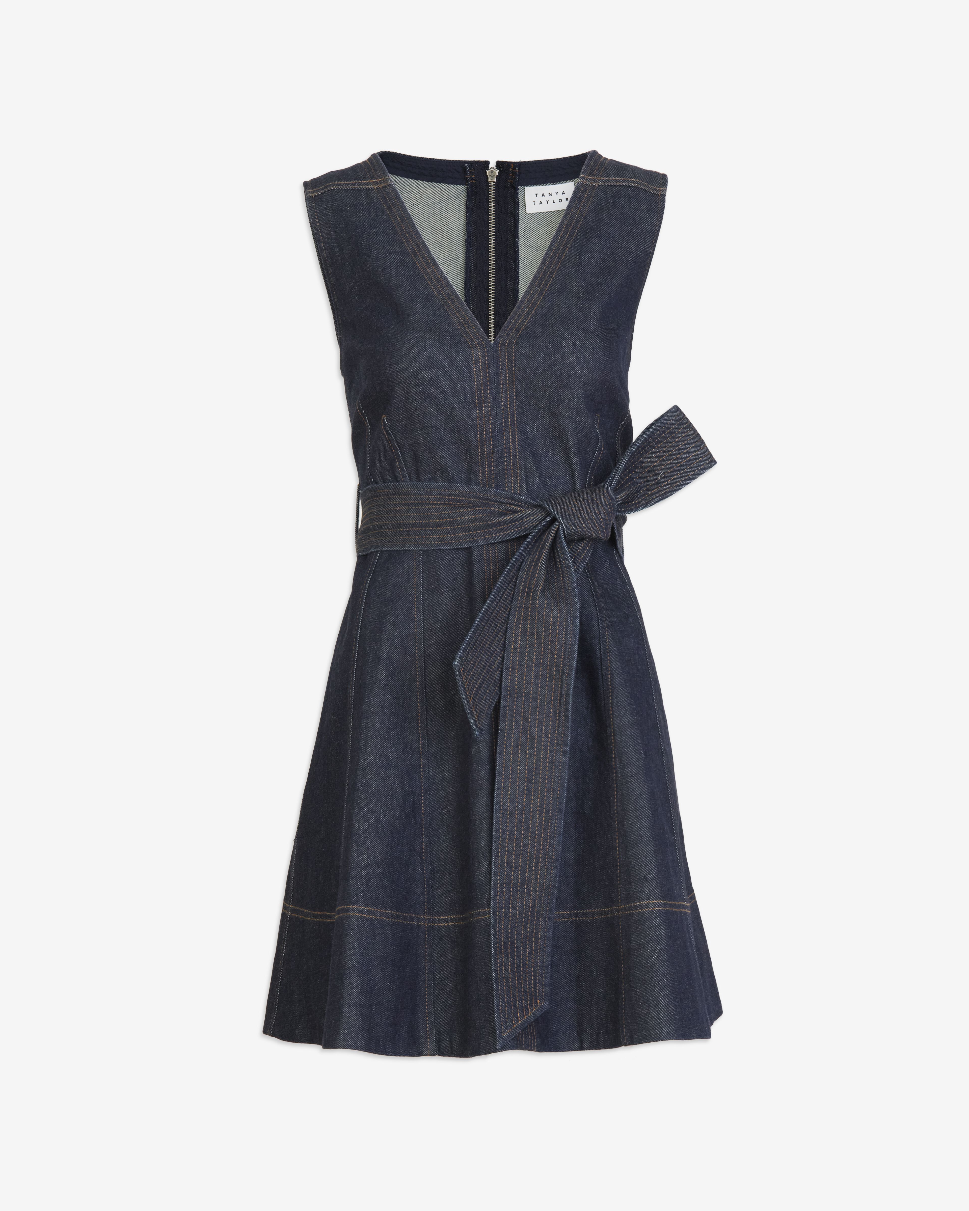 Reina Dress, Indigo / Dark Wash, alternate image number 4
