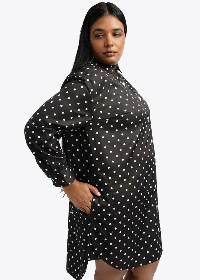 SIGNATURE TUNIC SHIRT POLKA DOT, , alternate image number 8