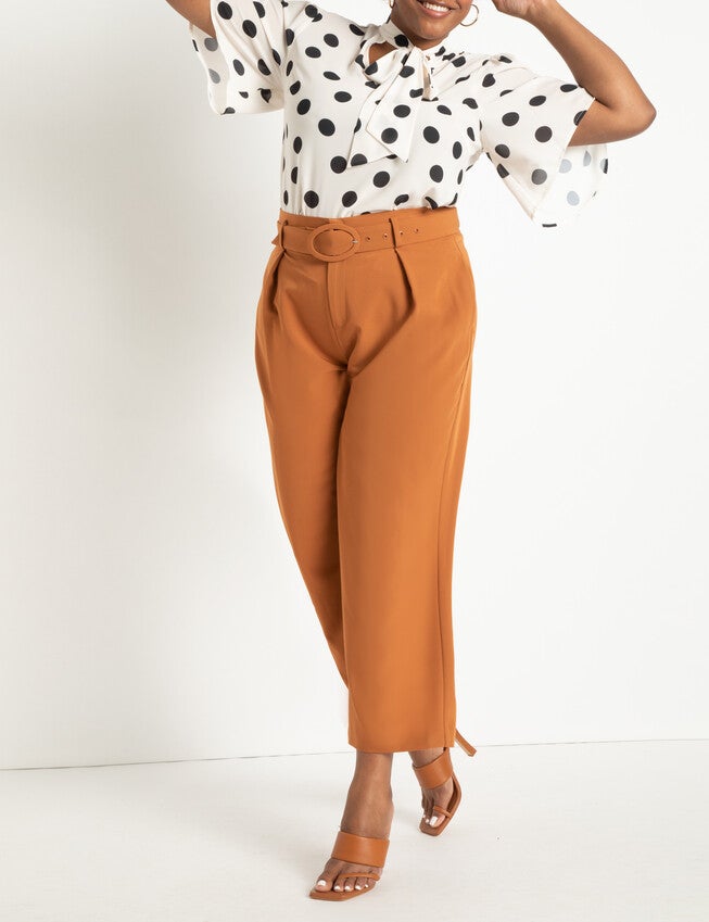 Bow Blouse With Flutter Sleeve, Vera Dot Bone / White, alternate image number 1