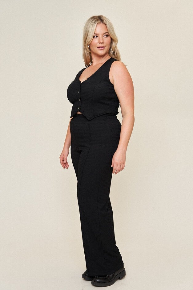 Erin Pintuck Pant, Black / Black, alternate image number 2