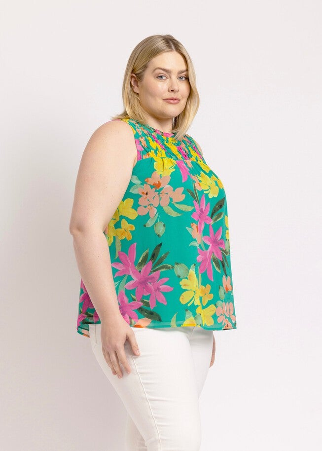 Bexley Tropical Tank Top, , alternate image number null