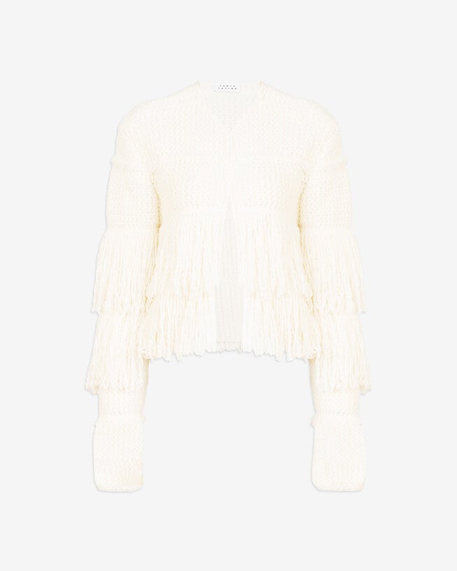 Sola Knit Jacket, Cream / Cream, alternate image number 1