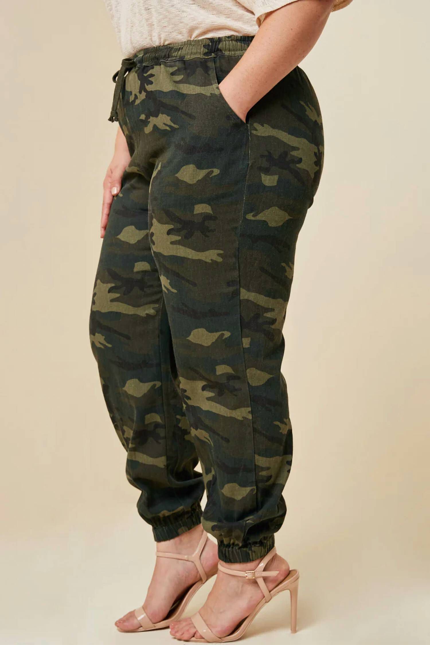 Camo Jogger In Dark Green, , alternate image number 4