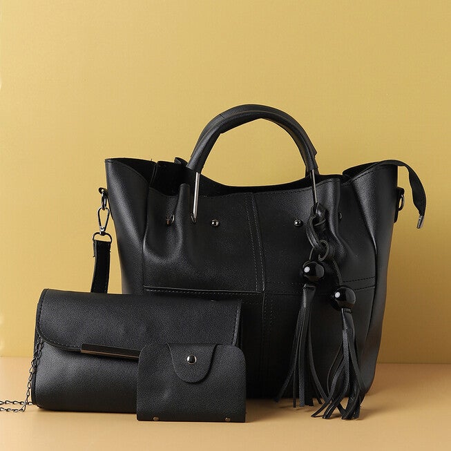 Haute Sauce Women's Work Tote Bag, Black / Black, alternate image number null