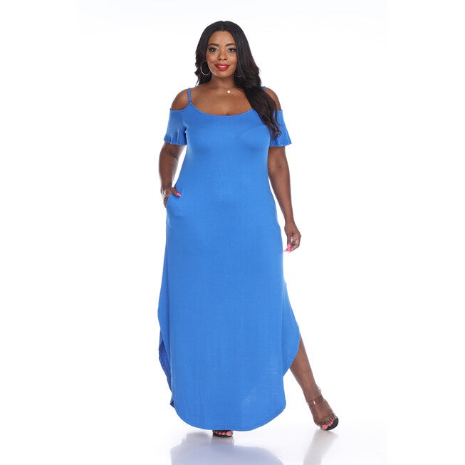 'Lexi' Maxi Dress, Royal / Royal Blue, alternate image number 1