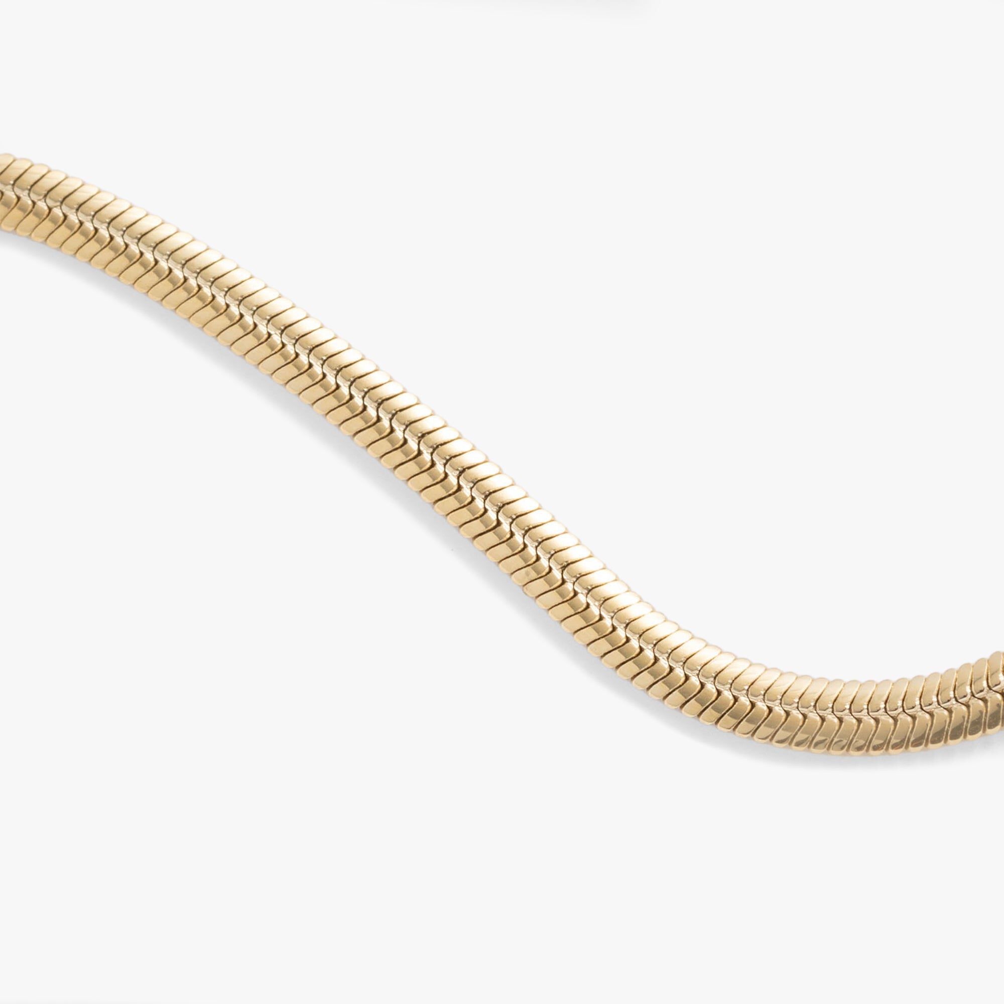 Everyday Herringbone Chain Bracelet, Gold / Gold, alternate image number 1