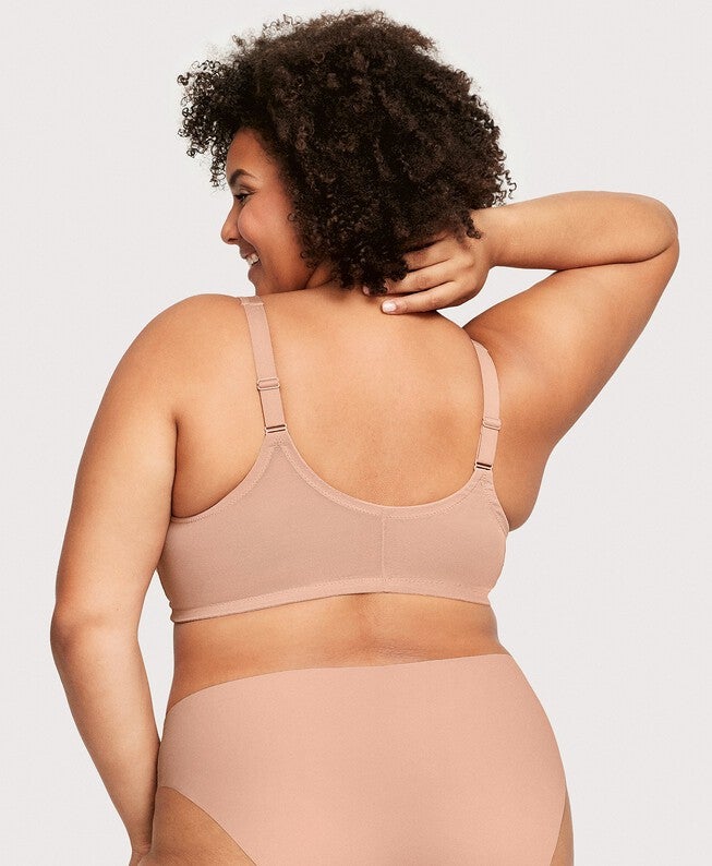 MagicLift Natural Shape Front-Closure Bra, Cappuccino / Taupe, alternate image number 1