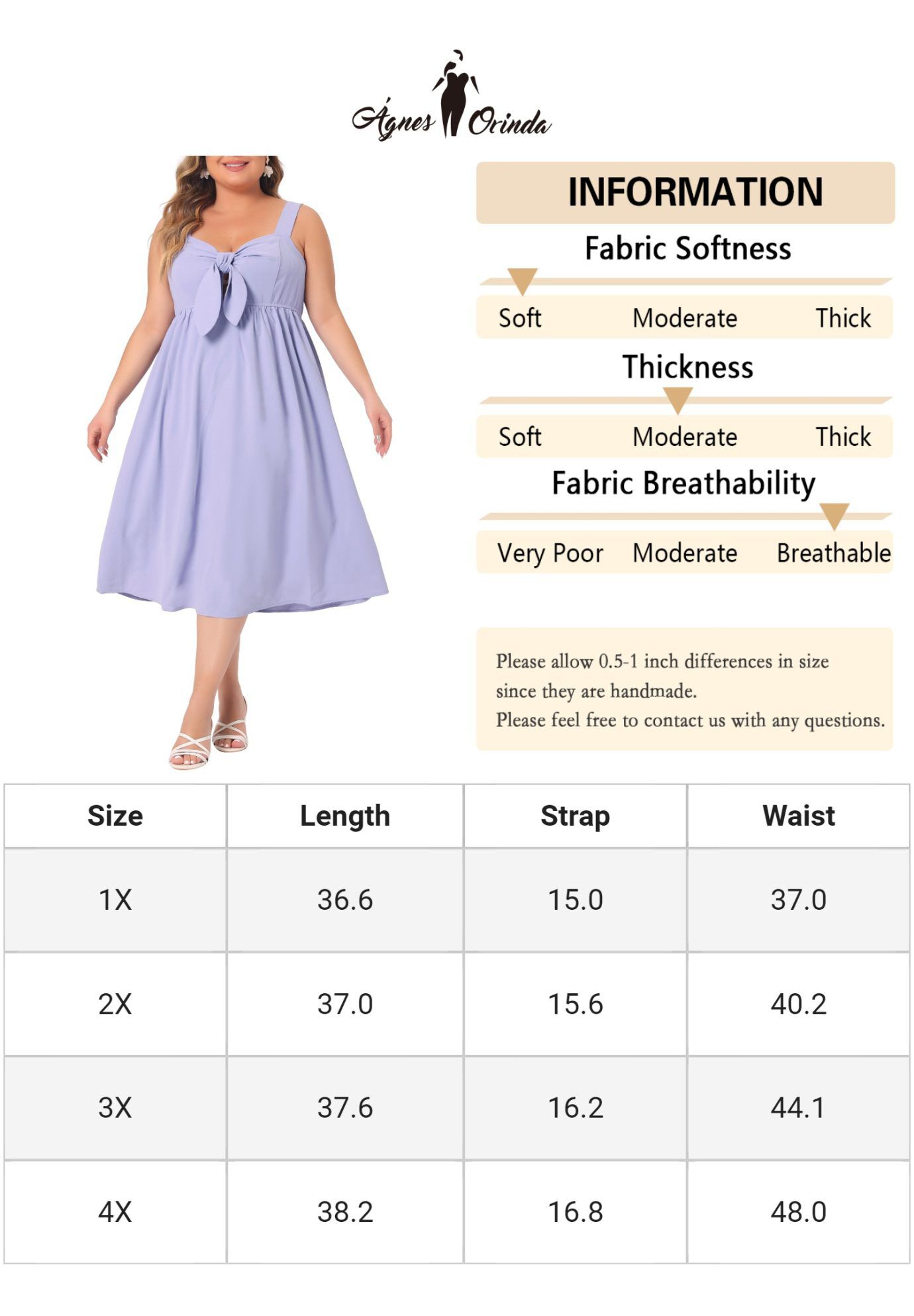 Bow Flowy Back Smocked Midi Cami Dress, Purple / Purple, alternate image number 4