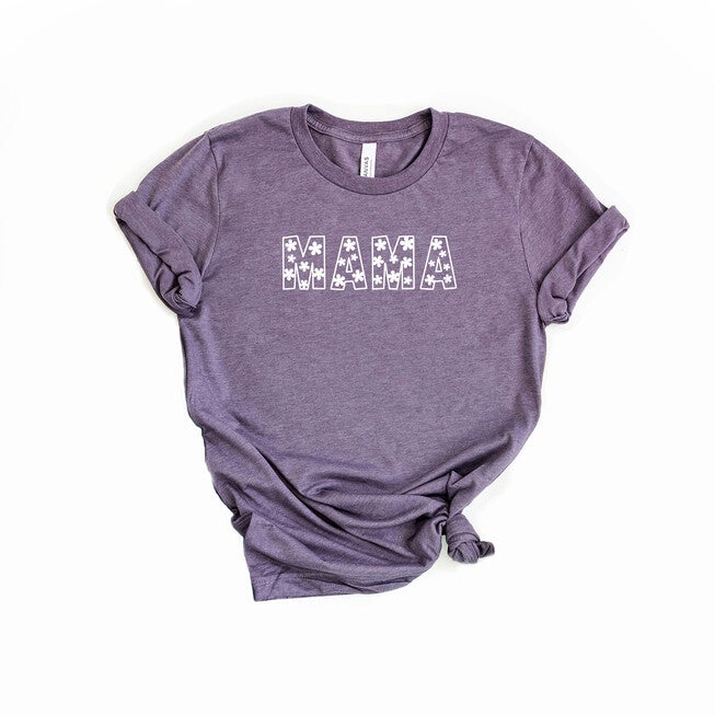 Flower Mama Bold Short Sleeve Graphic Tee, Hue / Purple, hi-res image number null