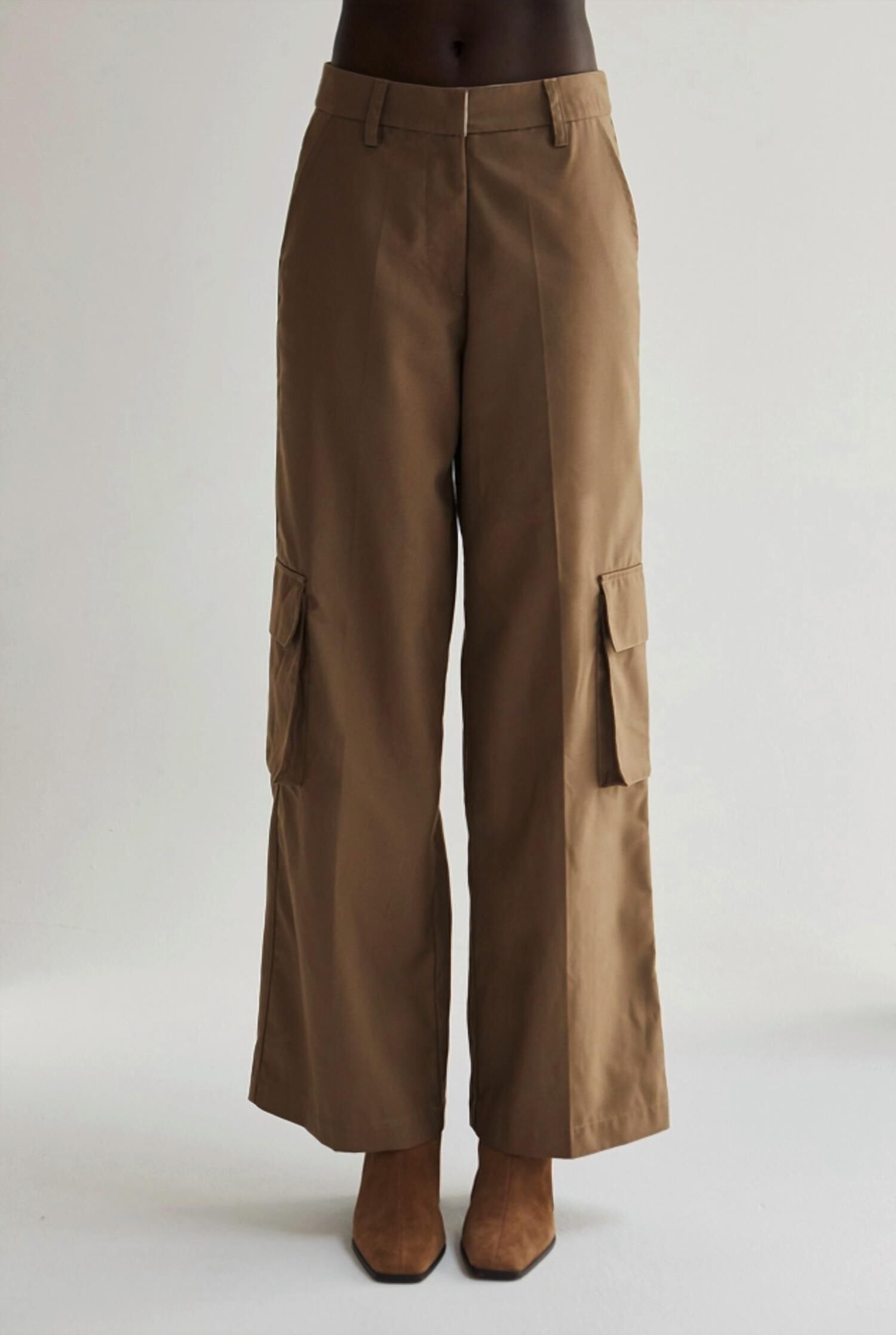 Women's Gwen Cargo Trousers, Brown / Brown, hi-res image number 0