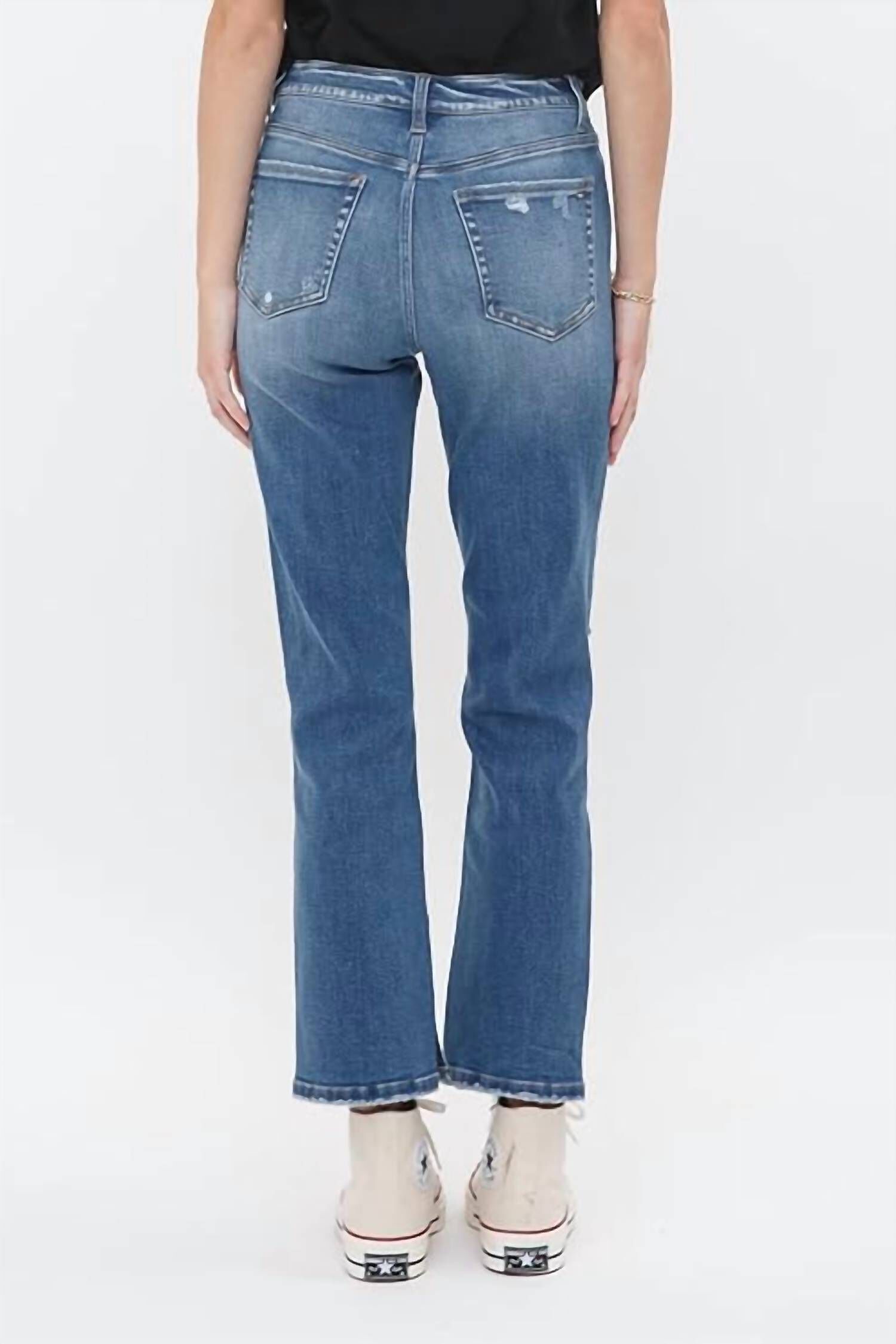 UNDER THE TABLE STRAIGHT LEG DENIM IN MEDIUM WASH, , alternate image number 5