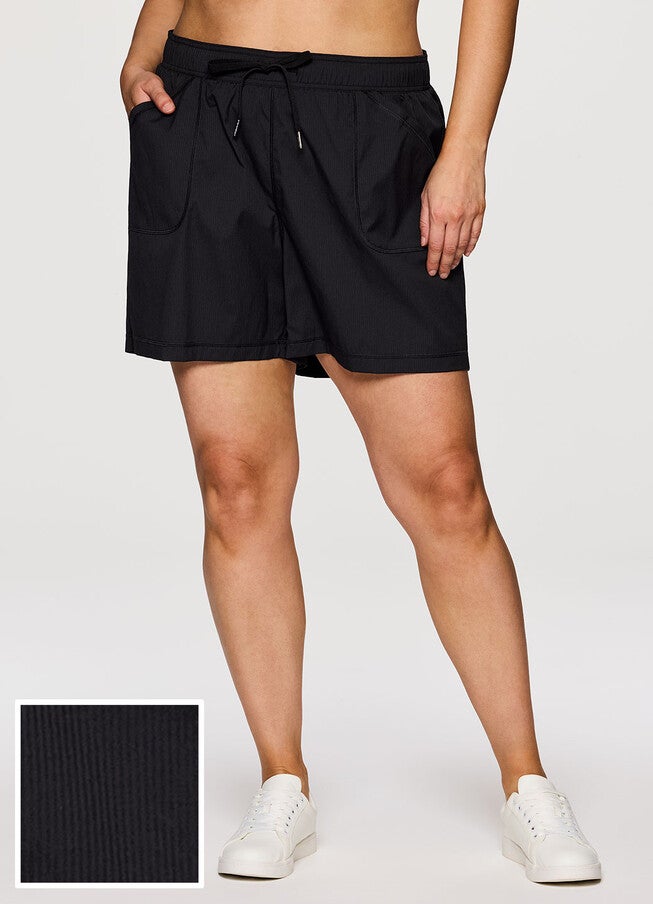 Plus Birdie Textured Walking Short, Black / Black, hi-res image number null