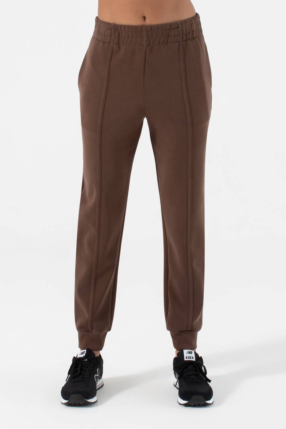Yuki Sleek Jogger In Chocolate, Chocolate / Brown, hi-res image number 0
